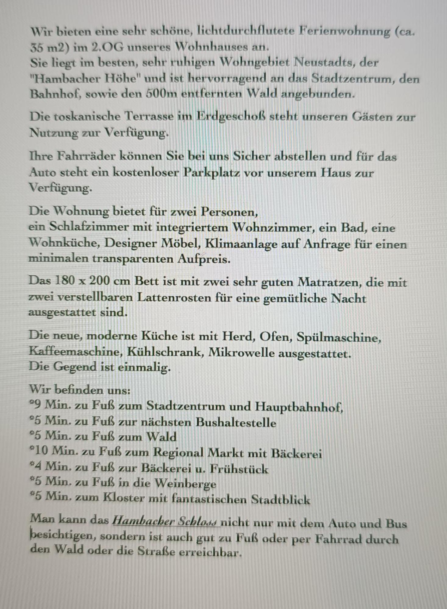 Ferienwohnung Forest & Wein Neustadt an der Weinstraße Buitenkant foto